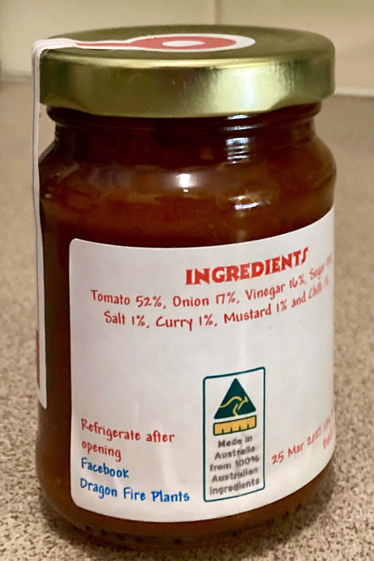 *SWEET TOMATO RELISH REVOLUTION - 420G OF AUSSIE GOODNESS*
