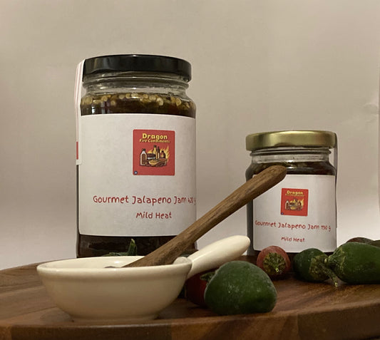 🛒 Dragon Fire Gourmet Jalapeno Jam Mild Heat • Handmade in Australia
🌶️ Sweet Meets Heat – Taste the Fire!