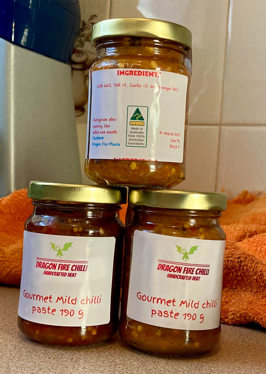 Dragon Fire Condiments Gourmet Chilli Paste – For the Brave & the Bold (Made in Wagga)