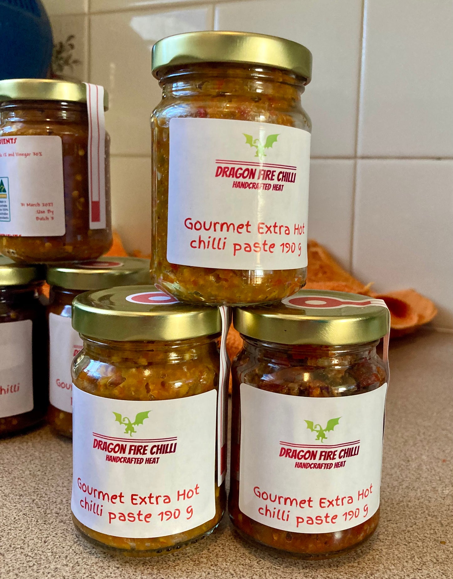 Dragon Fire Condiments Gourmet Chilli Paste – For the Brave & the Bold (Made in Wagga)