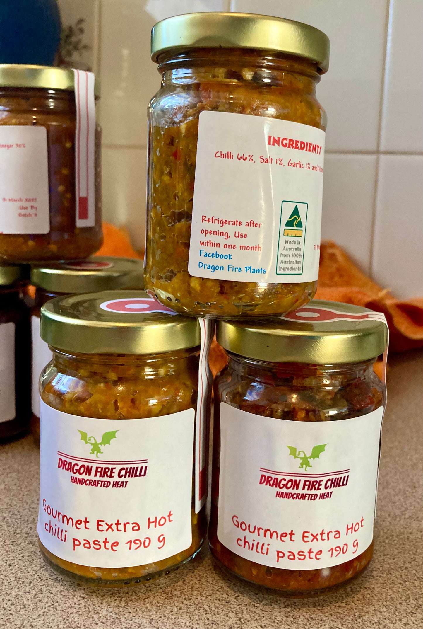 Dragon Fire Condiments Gourmet Chilli Paste – For the Brave & the Bold (Made in Wagga)