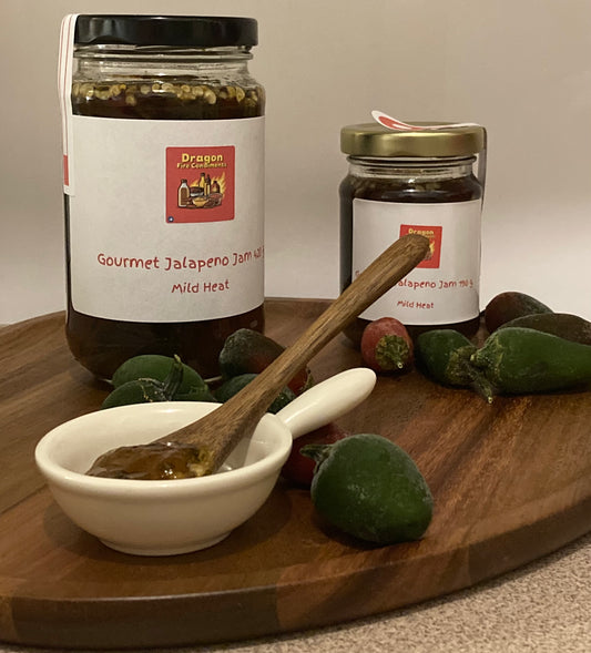 🛒 Dragon Fire Gourmet Jalapeno Jam Mild Heat • Handmade in Australia
🌶️ Sweet Meets Heat – Taste the Fire!