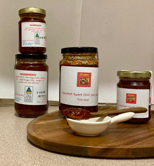 Gourmet Sweet Chilli Jam – Dragon Fire Condiments 190g - 420g