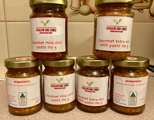 Dragon Fire Condiments Gourmet Chilli Paste – For the Brave & the Bold (Made in Wagga)