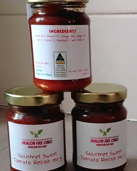 *SWEET TOMATO RELISH REVOLUTION - 420G OF AUSSIE GOODNESS*
